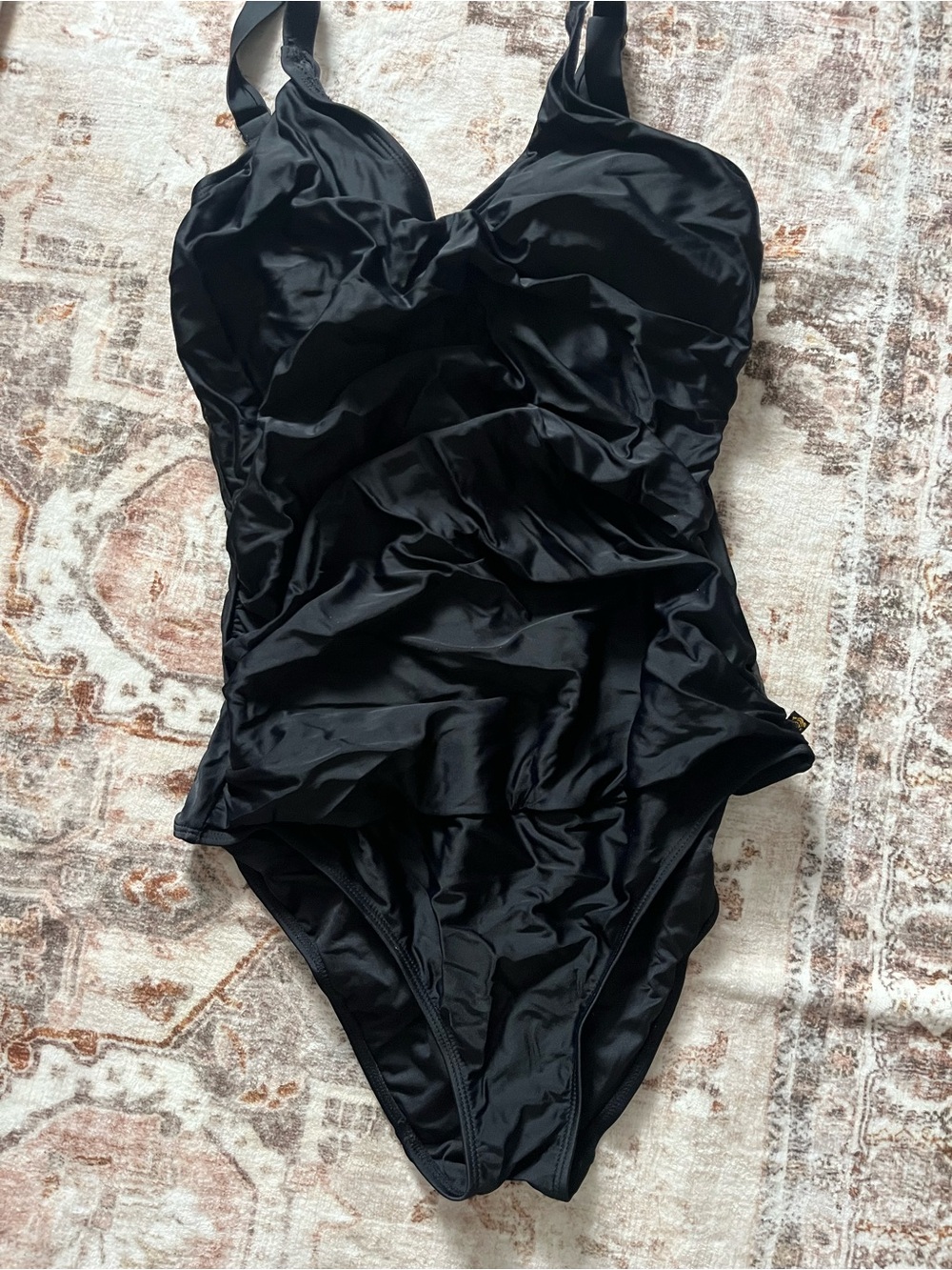 La Vie En Rose Black One-Piece Swimsuit